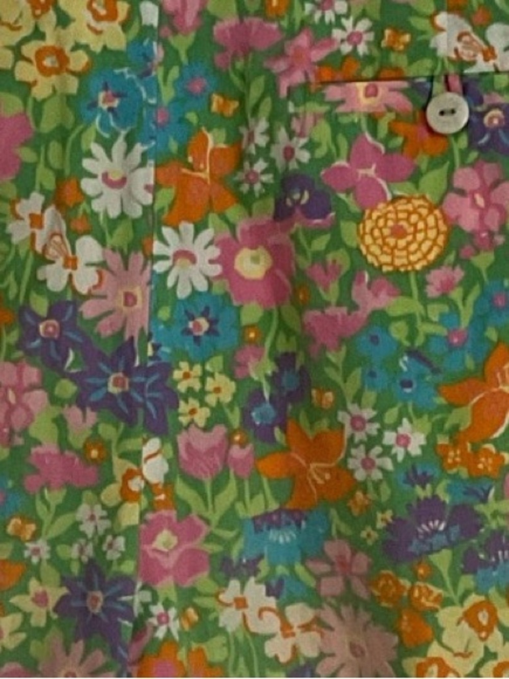 Vintage Lilly Pulitzer Women’s Floral Bermuda Shorts Size 8 - Picture 3 of 6